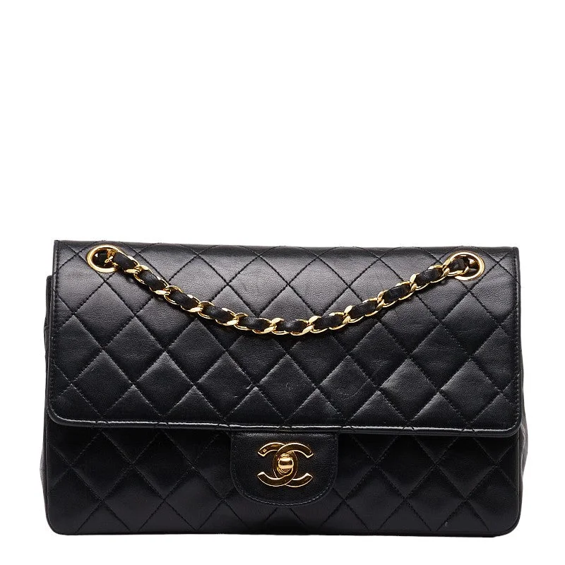 Chanel Luxury Handbag for High - End EventsCHANEL MATRASSES 25 COCOMARK CHAIN SHOLDER BAG BLACK Lambskinkin LADY CHANEL